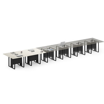 Extendable Aluminum Office Workstations Cubicles Desk 6x6