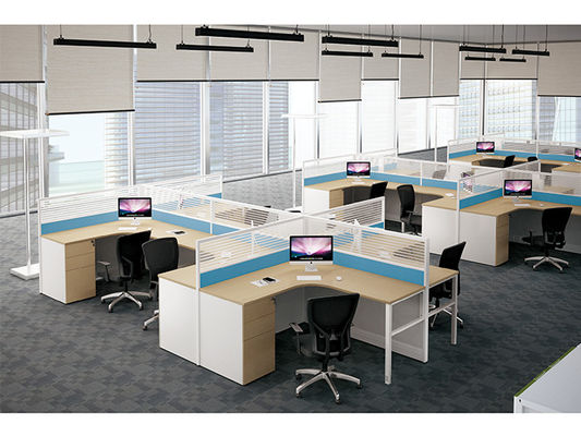 Customized Office Workstations Cubicles Furniture 5x5 ISO Certificated