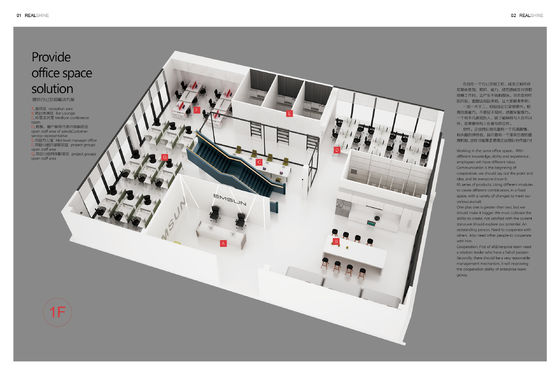 Modular Office Workstations Cubicles Furniture OEM