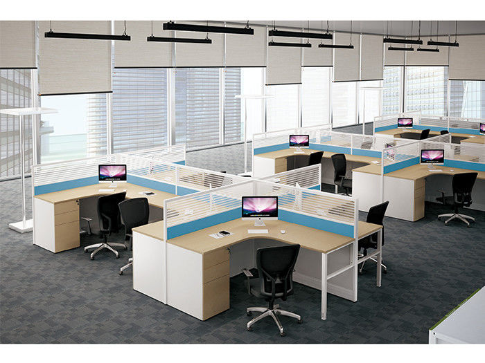 Customized Office Workstations Cubicles Furniture 5x5 ISO Certificated